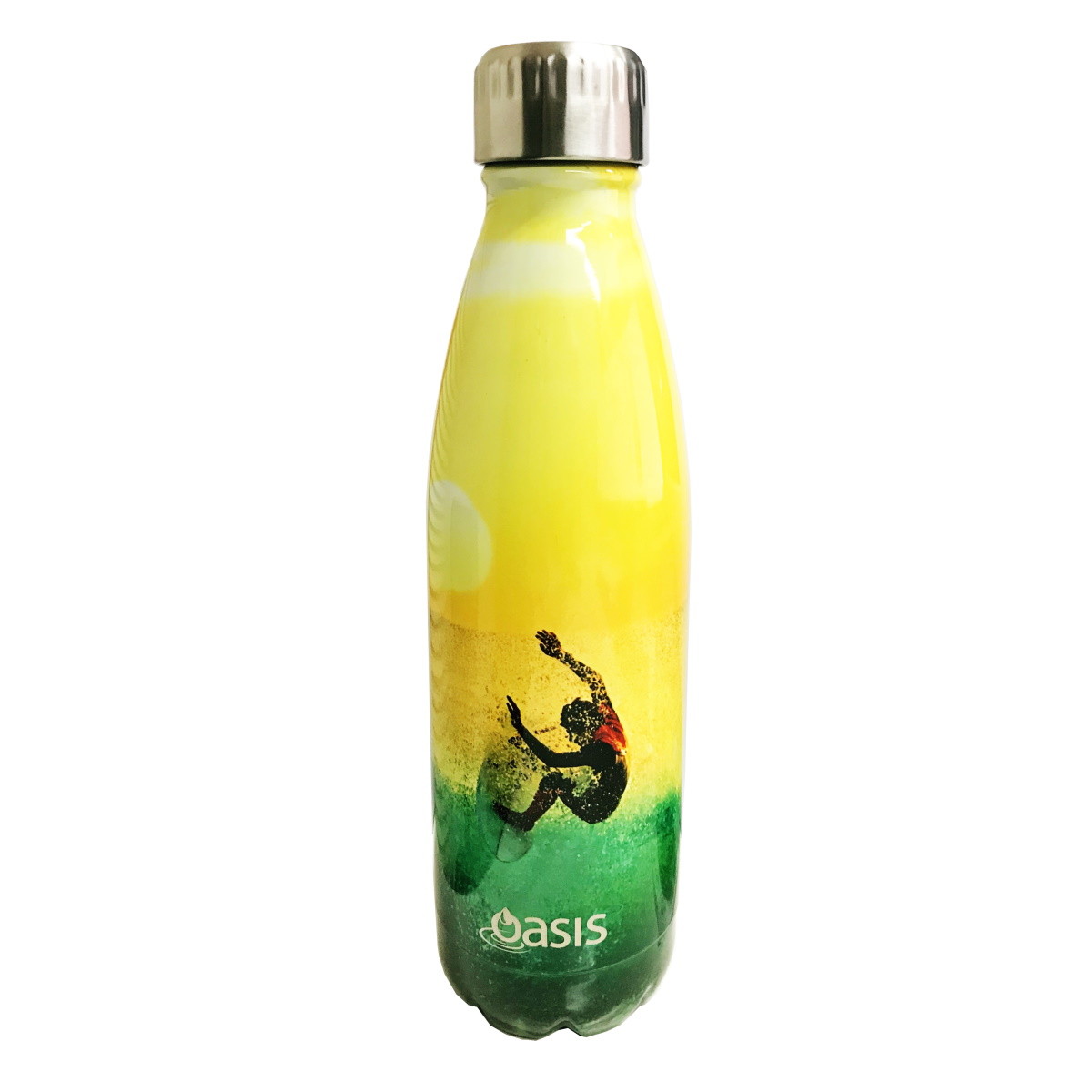 Oasis Stainless Steel Double Wall Insulated Drink Bottle 500ml - Beach Break-1