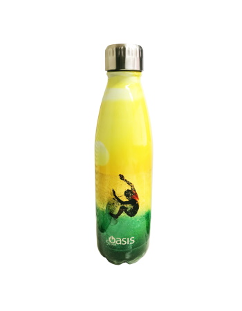 Oasis Stainless Steel Double Wall Insulated Drink Bottle 500ml - Beach Break