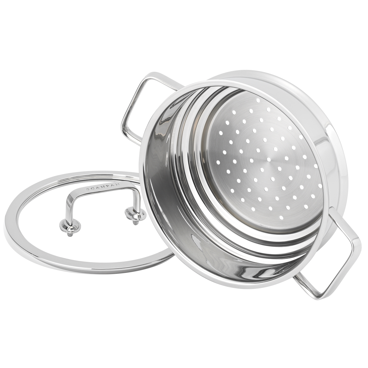 Scanpan Konik 20cm Universal Steamer with lid 16/18/20cm-4