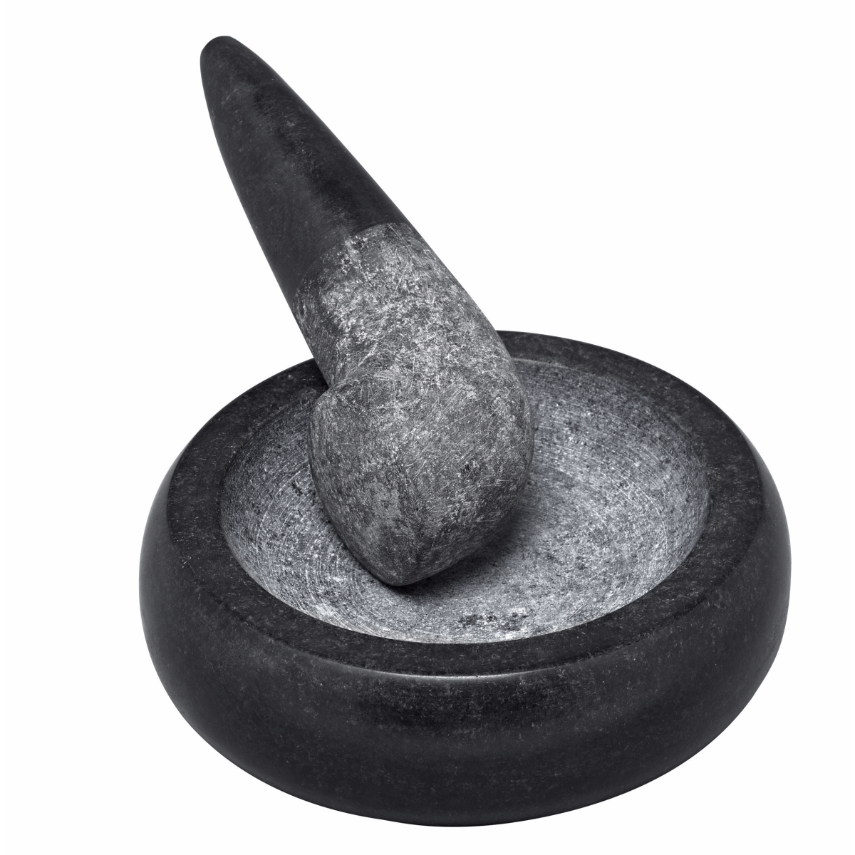 AVANTI Asian Mortar and Pestle 14.5cm Black Solid Granite-3