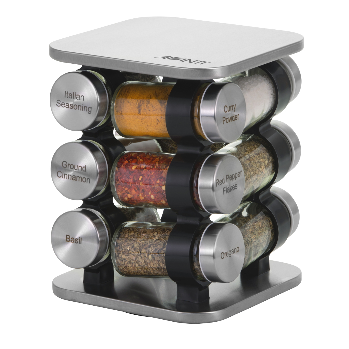 Avanti Revolving Herb Spice Rack 12 Jars