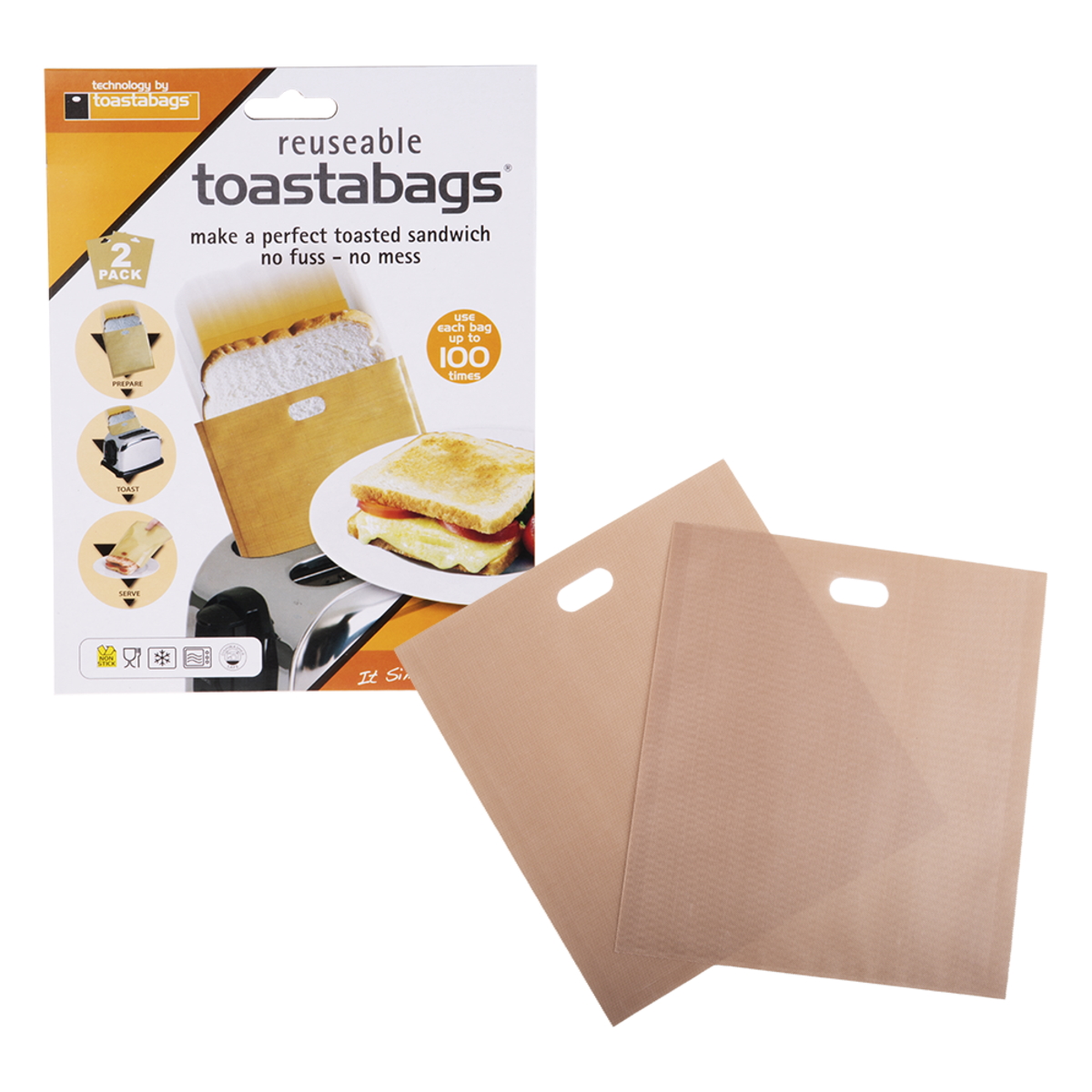 Toastabag Gold Reusable 100 Times Set 2-1