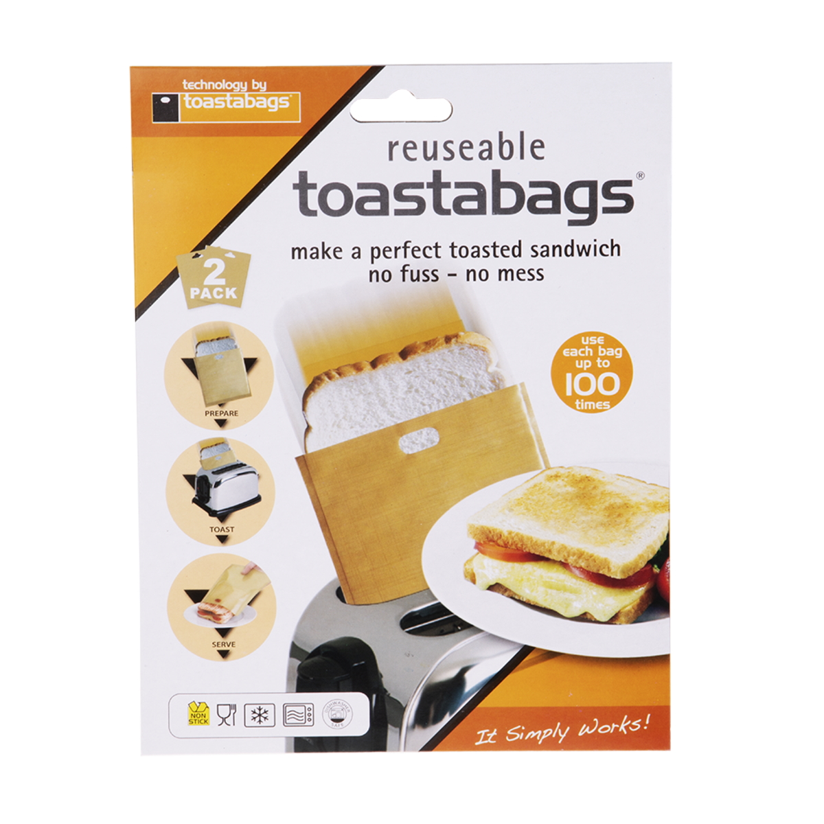Toastabag Gold Reusable 100 Times Set 2-3