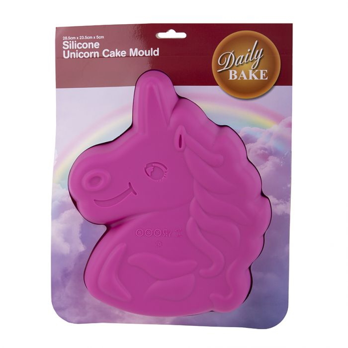 D.line Daily Bake Silicone Unicorn Cake Mould Pink-3