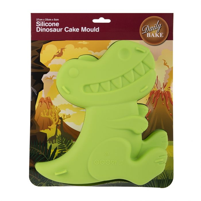 D.line Daily Bake Silicone Dinosaur Cake Mould Green-3