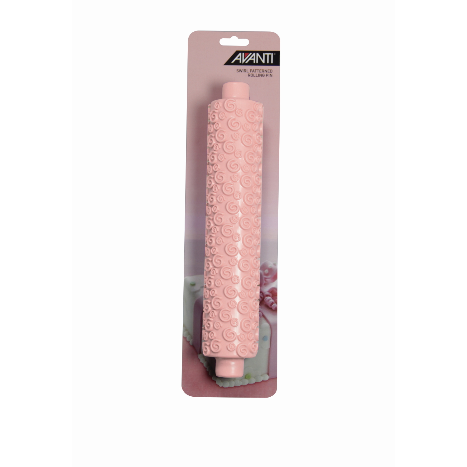 Avanti Swirl Pattern Rolling Pin-3