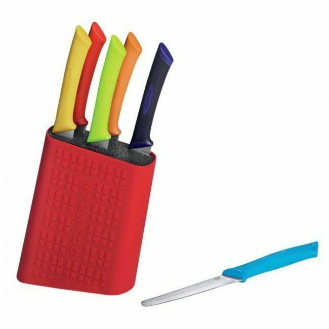 Scanpan Spectrum 7 Piece Steak Knife Set Block Colour-3