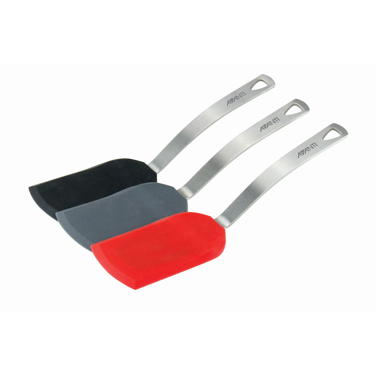 Avanti Mini Spatula Assorted Colour - Red, Grey and Black (1 pc)