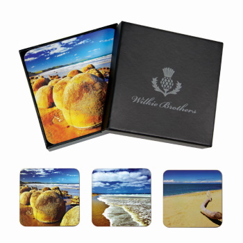 Wilkie Set Of 6 Coasters - Beach