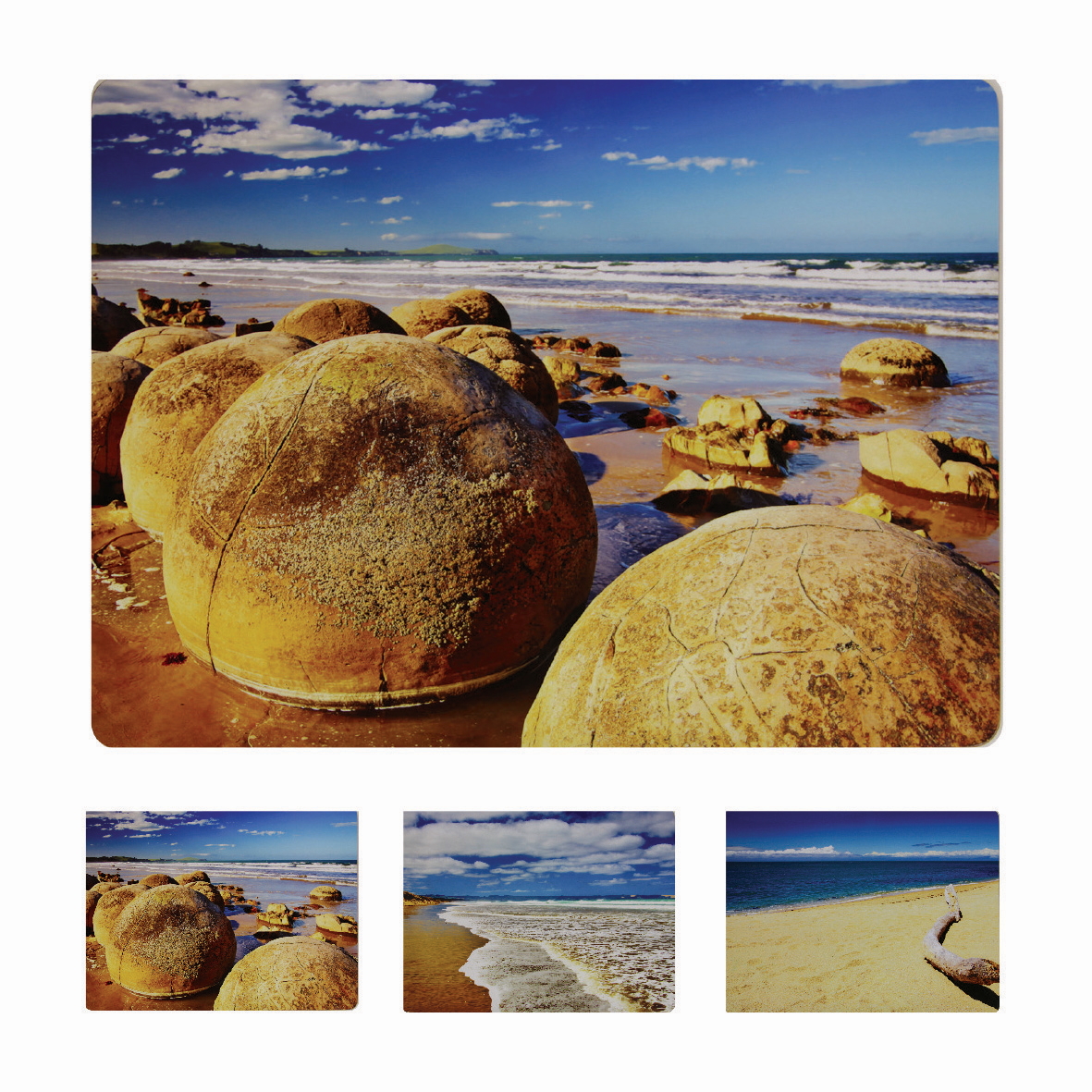 Wilkie Set Of 6 Placemats - Beach/Coast