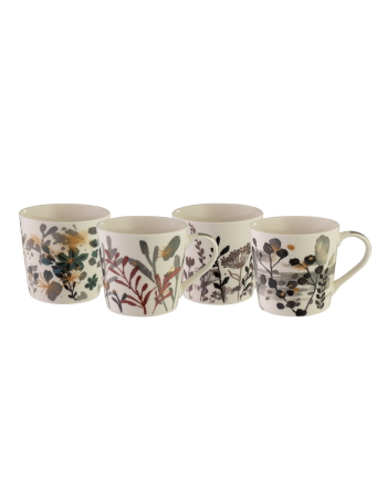 BUNDANOON MOD MUG - FLORA SET OF 4