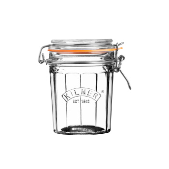 Kilner Facetted Clip To Jar 450ml