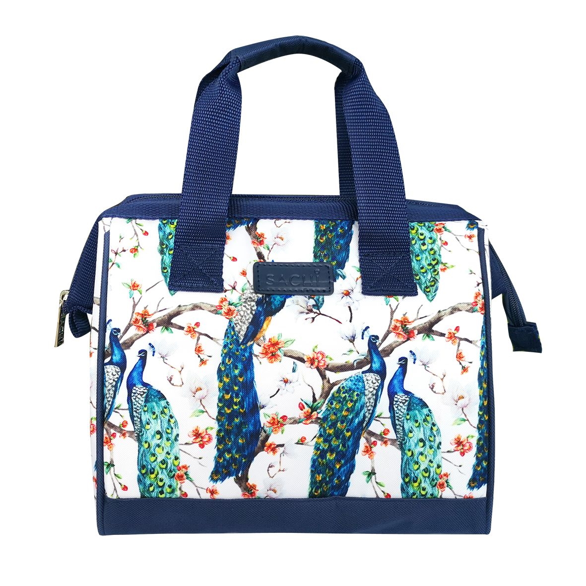 Sachi Style 34 Insulated Lunch Bag 3 -PEACOCKS-2