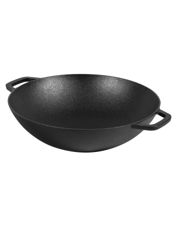 Pyrolux Pyrocast Cast Iron Wok, 37cm