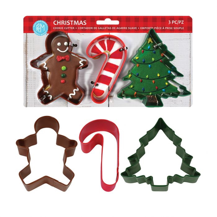 DLine Xmas Cookie Cutter Set 3 (Asst.Colours)-1
