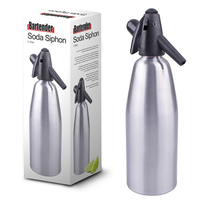 Bartender Soda Siphon 1l (Silver)-1