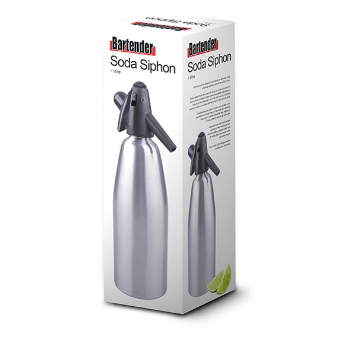 Bartender Soda Siphon 1l (Silver)-3