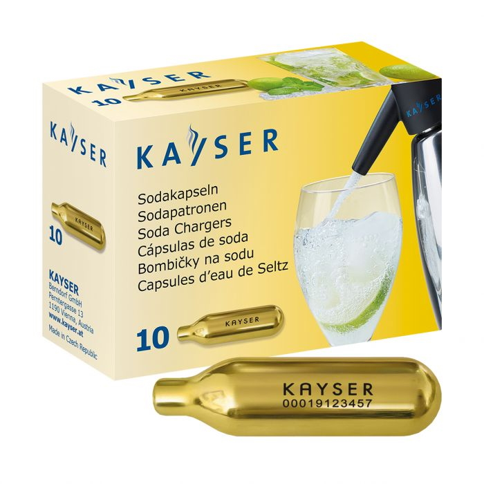 Kayser Soda Charger Bulbs Pack 10-1