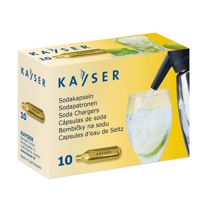 Kayser Soda Charger Bulbs Pack 10-3