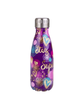 Oasis Stainless Steel Double Wall Insulated Drink Bottle 350ml - Super Star