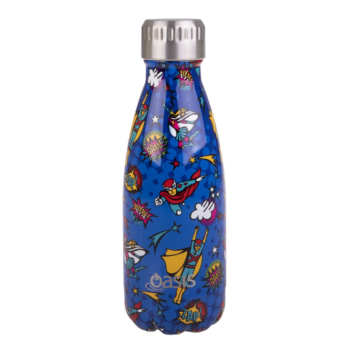 Oasis Ss Double Wall Insulated Drink Bottle 350ml - Super Heroes-3