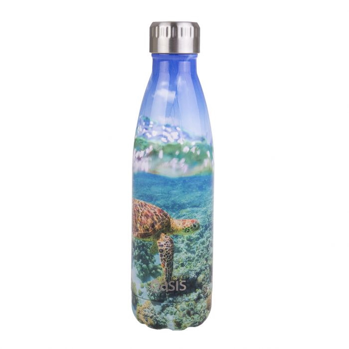 Oasis S/S Double Wall Insulated Drink Bottle 500ML - Turtle Reef-4