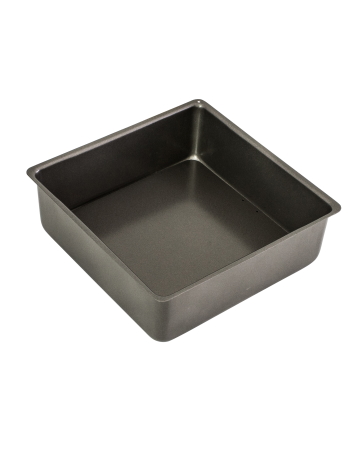 Bakemaster Loose Base Square Deep Cake Pan 20x7cm