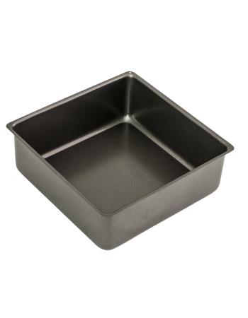 Bakemaster Loose Base Square Deep Cake Pan 23x7cm