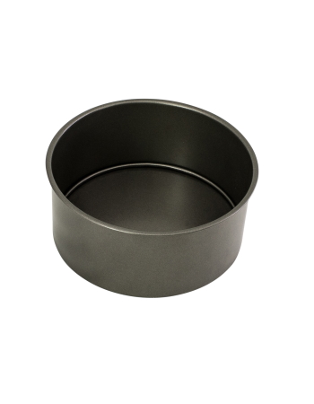 Bakemaster Loose Base Round Deep Cake Pan 20x8cm