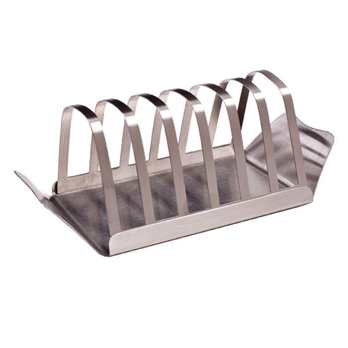 Appetito Stainless Steel Toast Rack W Tray