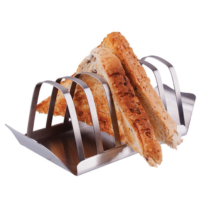 Appetito Stainless Steel Toast Rack W Tray-4