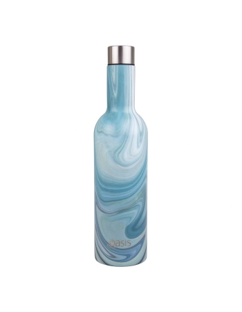 Oasis S/s Double Wall Insulated Wine Traveller 750ml - Whitehaven