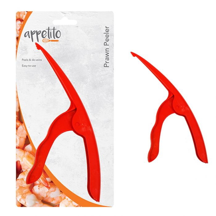 Appetito Prawn Peeler - Red-1
