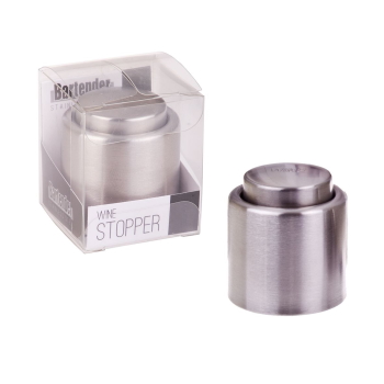 Bartender Stainless Steel Wine Stopper