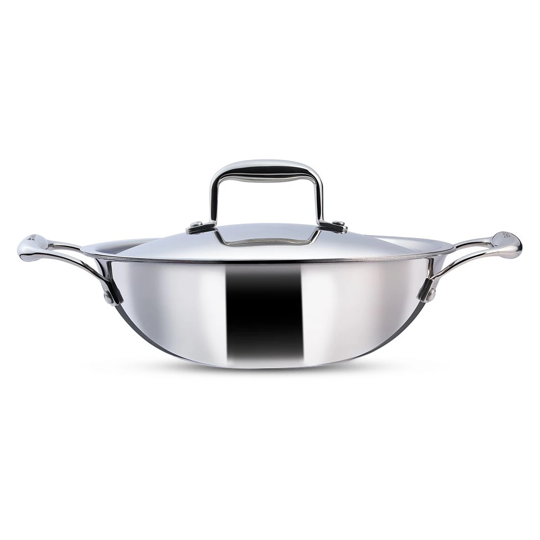 Wonderchef Nigella Stainless Steel Triply Kadhai With Lid 24 Cm 3L-1