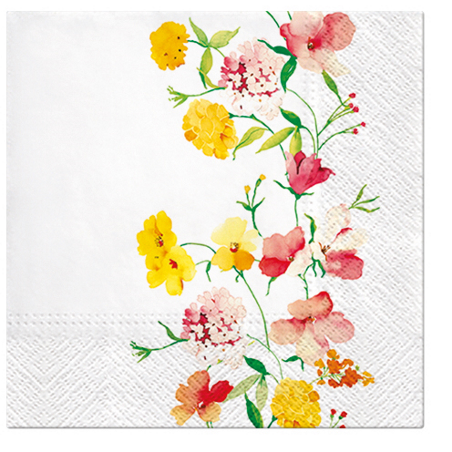 Paw Lunch Napkins 33cm DELICATE FLOWERS