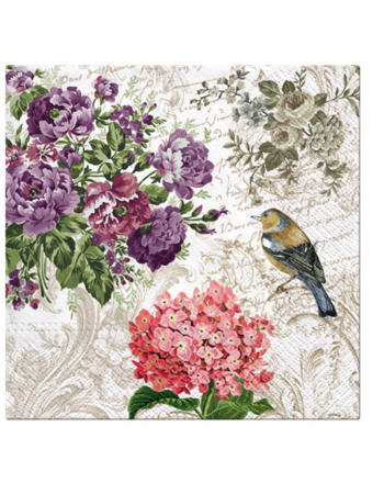 Paw Lunch Napkins 33cm CHARMING GARDEN