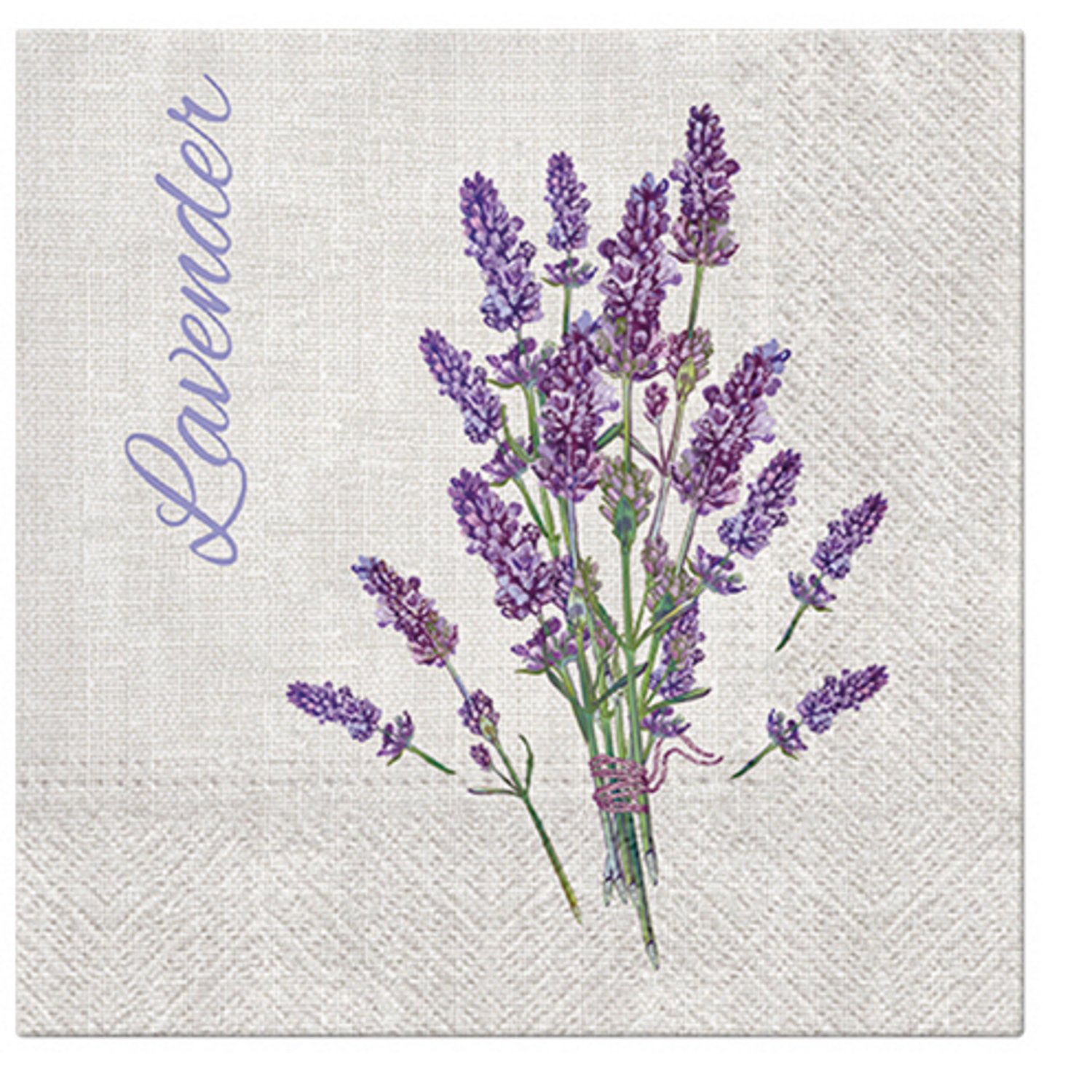 Paw Lunch Napkins 33cm LAVENDER FOR YOU