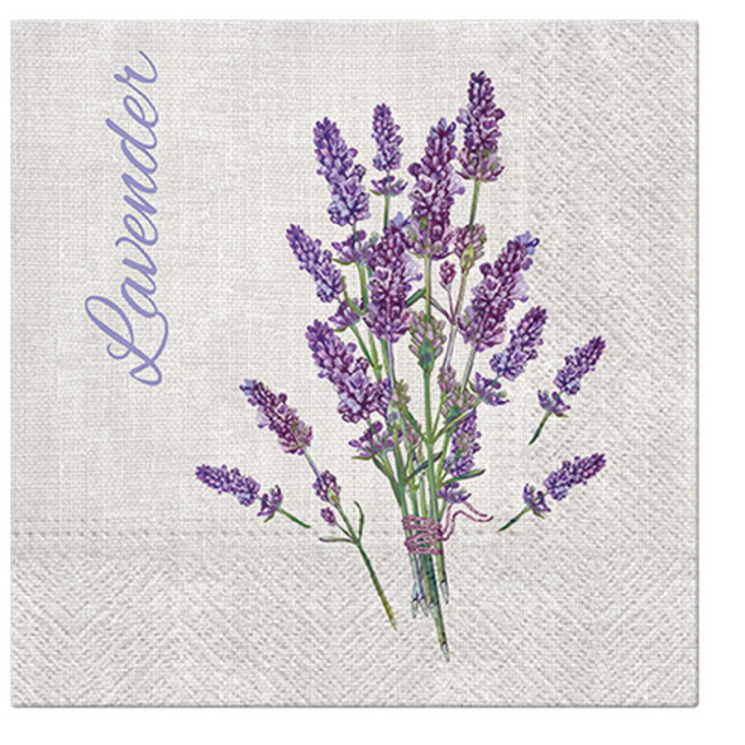 Paw Lunch Napkins 33cm LAVENDER FOR YOU-2