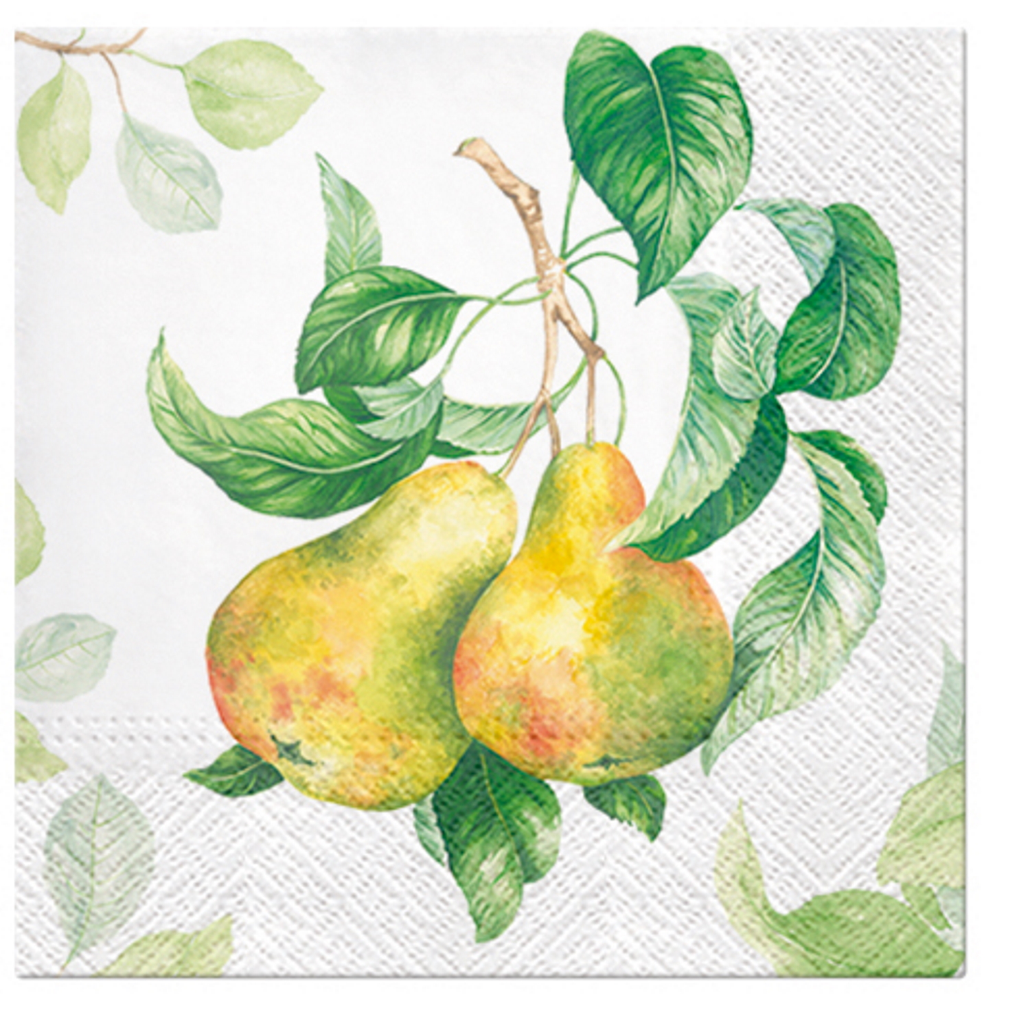 Paw Lunch Napkins 33cm GARDEN PEAR