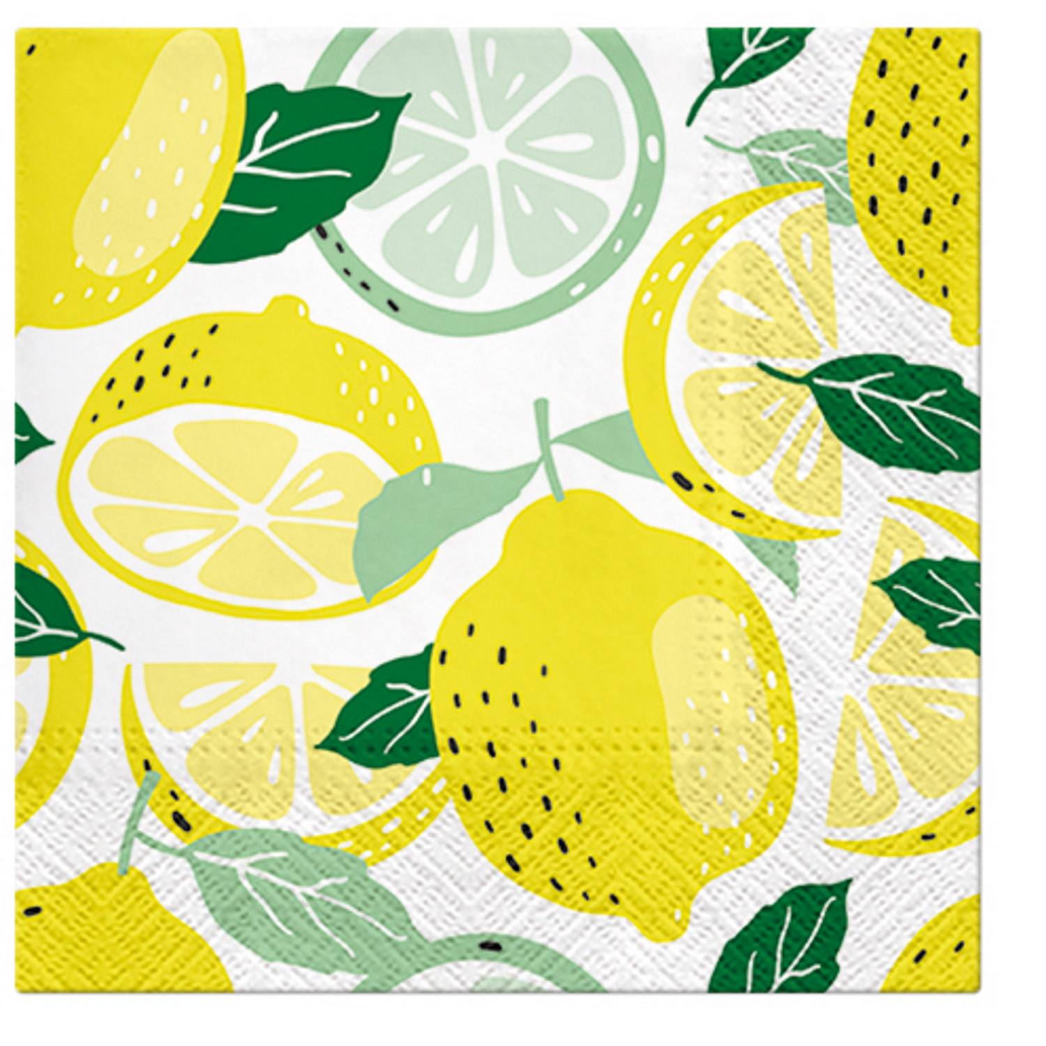 Paw Lunch Napkins 33cm TASTY LEMONS