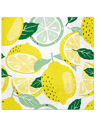 Paw Lunch Napkins 33cm TASTY LEMONS