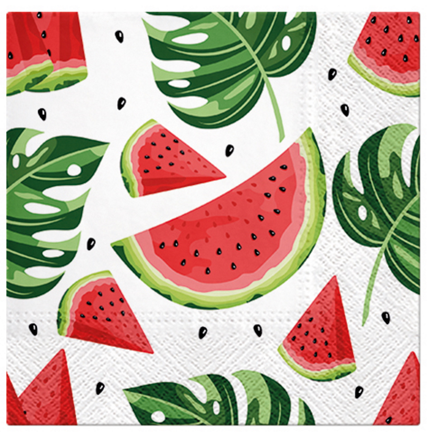 Paw Lunch Napkins 33cm TASTY WATERMELON-3