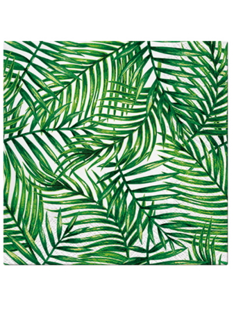 Paw Lunch Napkins 33cm TROPICAL LEAVES