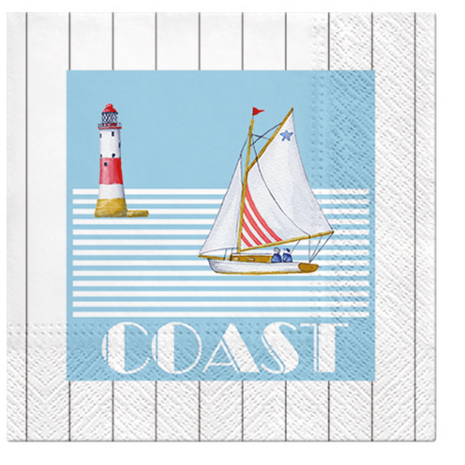 Paw Lunch Napkins 33cm BOAT TRIP-3