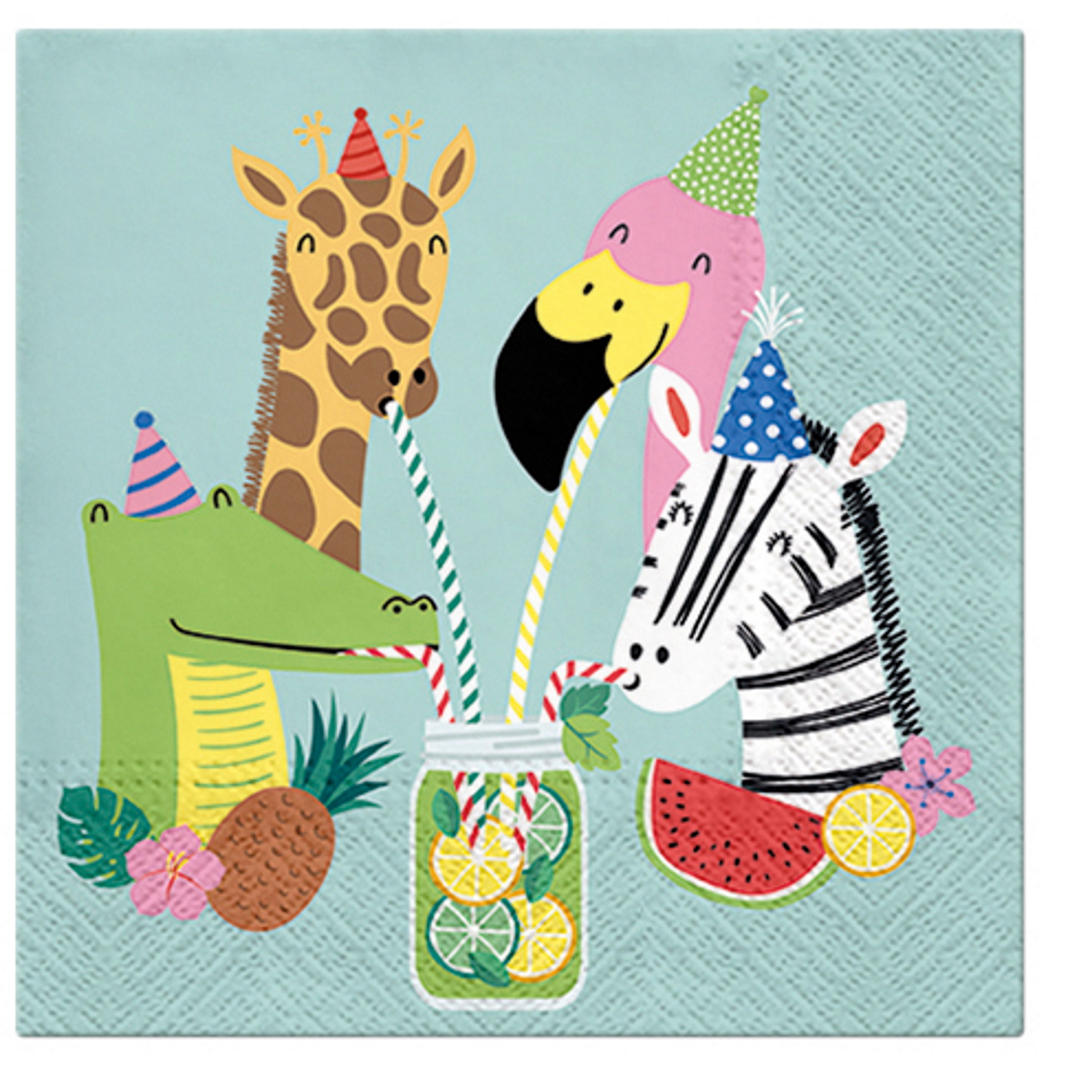 Paw Lunch Napkins 33cm AROMA FRIENDS-4