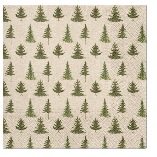 Paw Lunch Napkins 33cm WE CARE FOREST -2