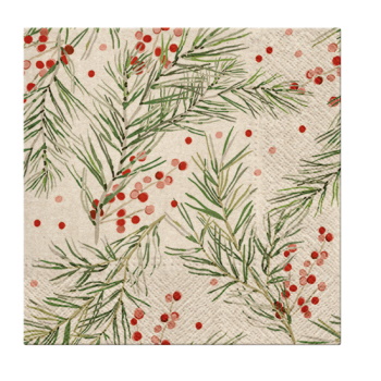Paw Lunch Napkins 33cm WECARE HOLLY 