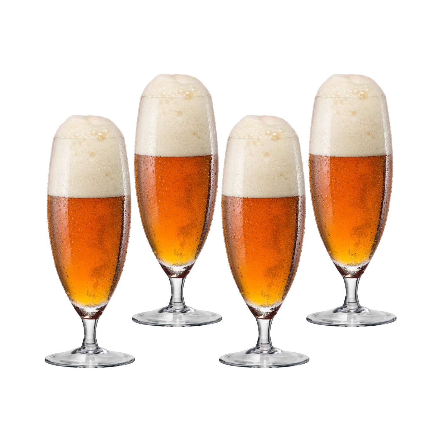 Bohemia Bar Beer Glass Set of 4-380ML 