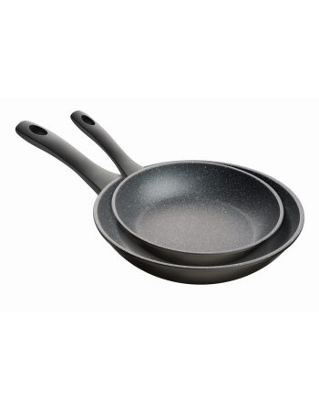 Pyrolux Pyrostone 2pc Frypan Set 24cm & 30cm